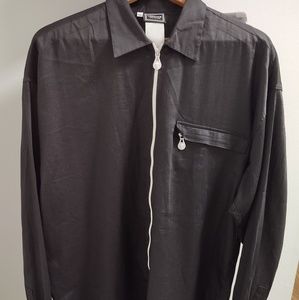 Versace plain black long sleeve